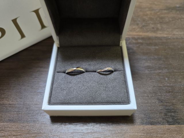 ピンクゴールドとプラチナを入れ替えました。