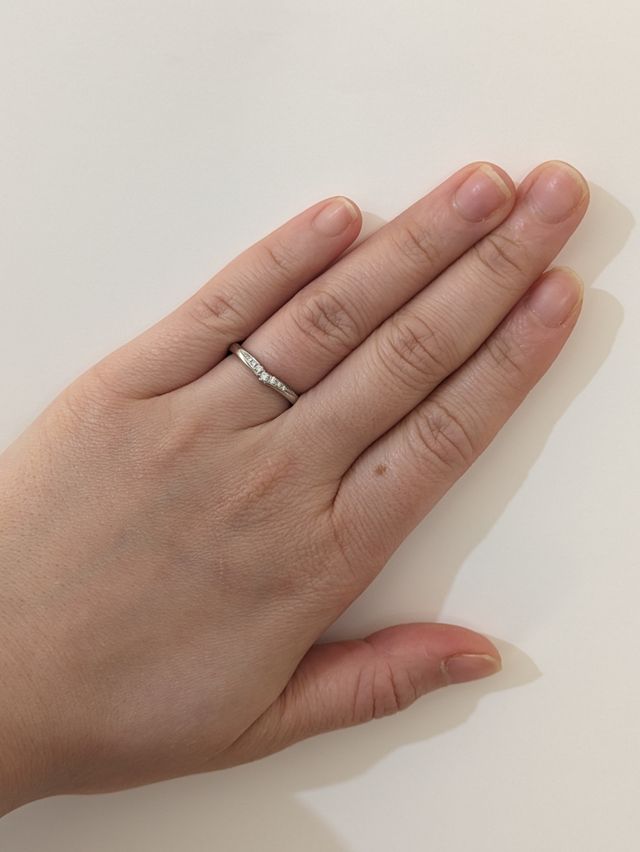 結婚指輪です
