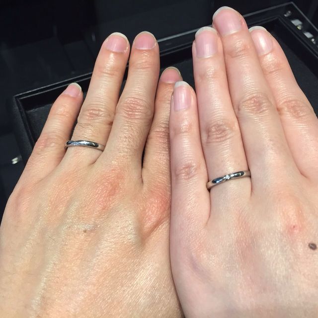 試着しました。つけてみるととてもシンプルです。