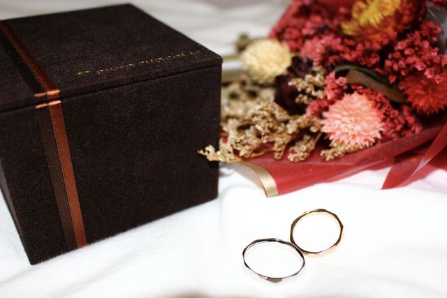 指輪とボックス