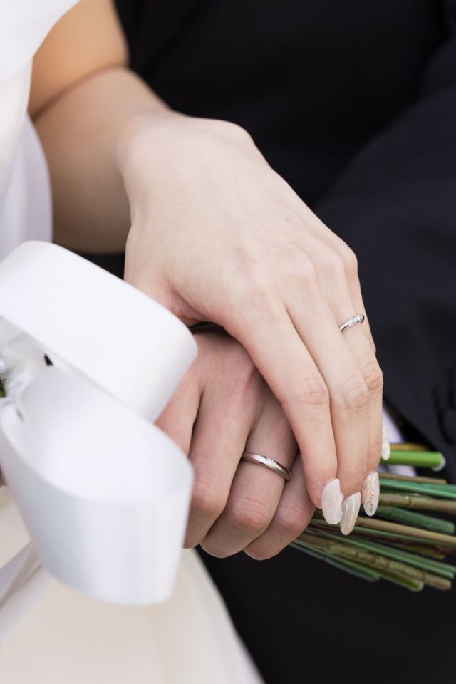 結婚式での着用写真