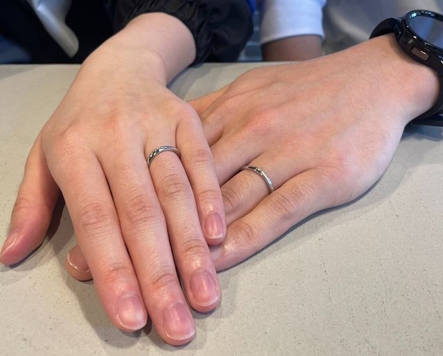 シンプルかつ、自分たちの好みの加工をつけることができました。