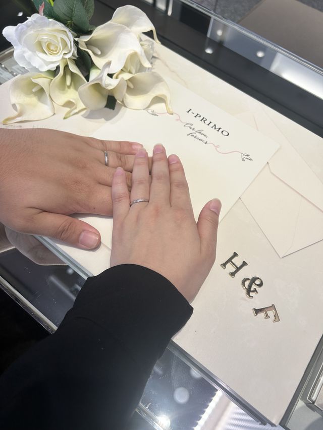 イニシャルや花を用意して頂き綺麗に撮影することができました。