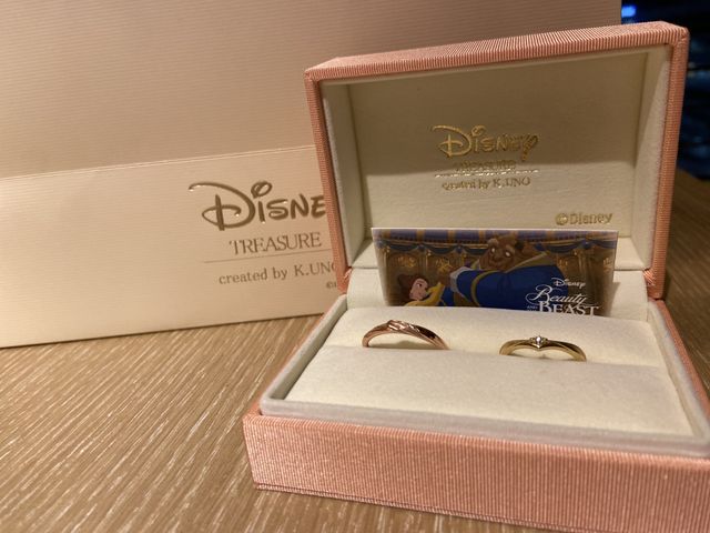 美女と野獣モチーフの指輪です。