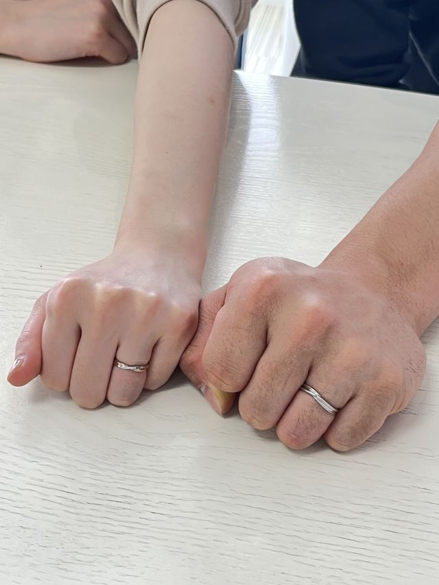 店頭で撮影して頂いた物です。