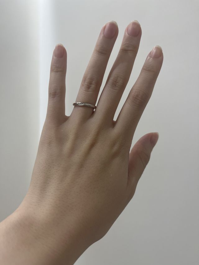 風結かぜをモチーフにした指輪です。