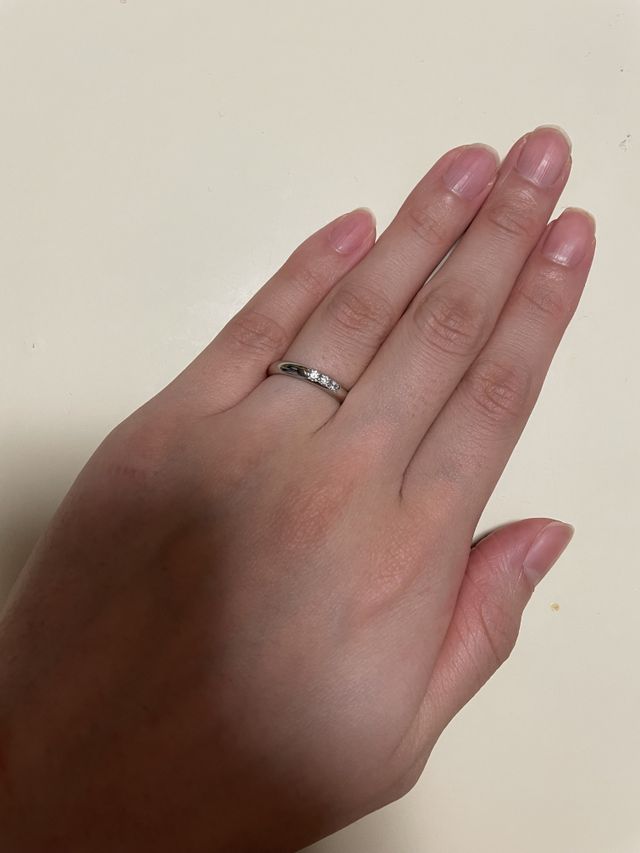 着用時の写真です。