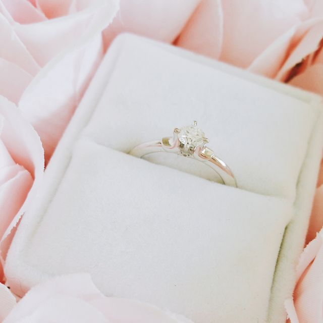 指輪もケースも可愛らしく満足です！