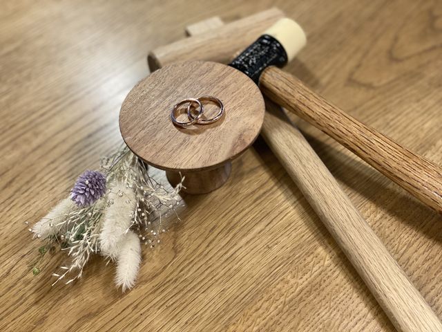 手作りした指輪です！