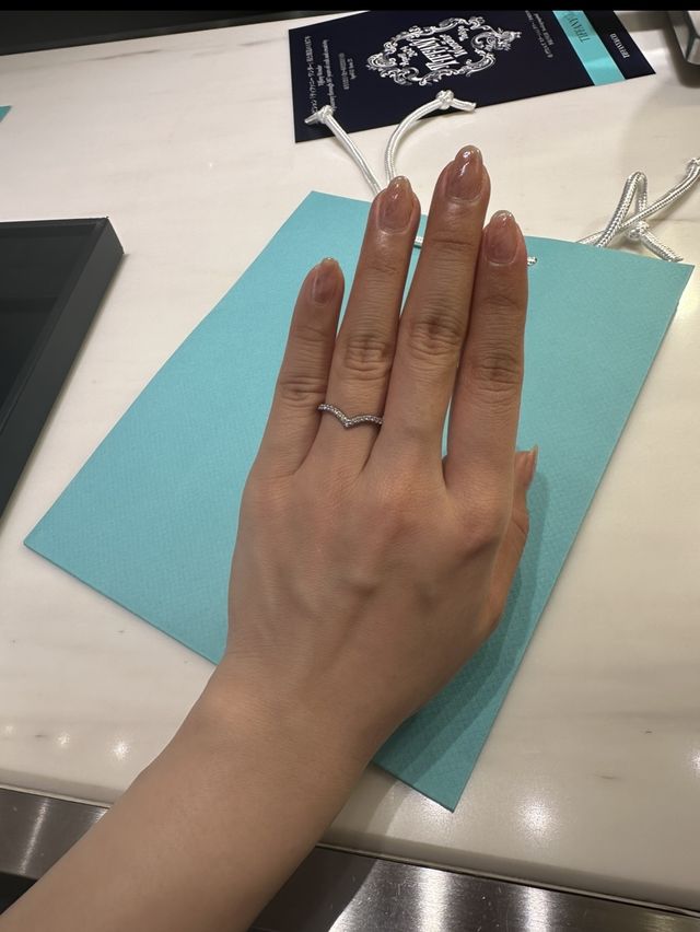 試着している時の写真です。