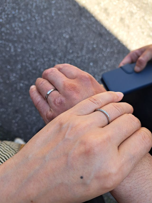 とってもいい仕上がりで、大満足の二人です！！