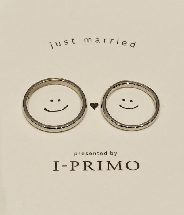 指輪を受け取った日。そのまま着けて一日中デートを楽しみました