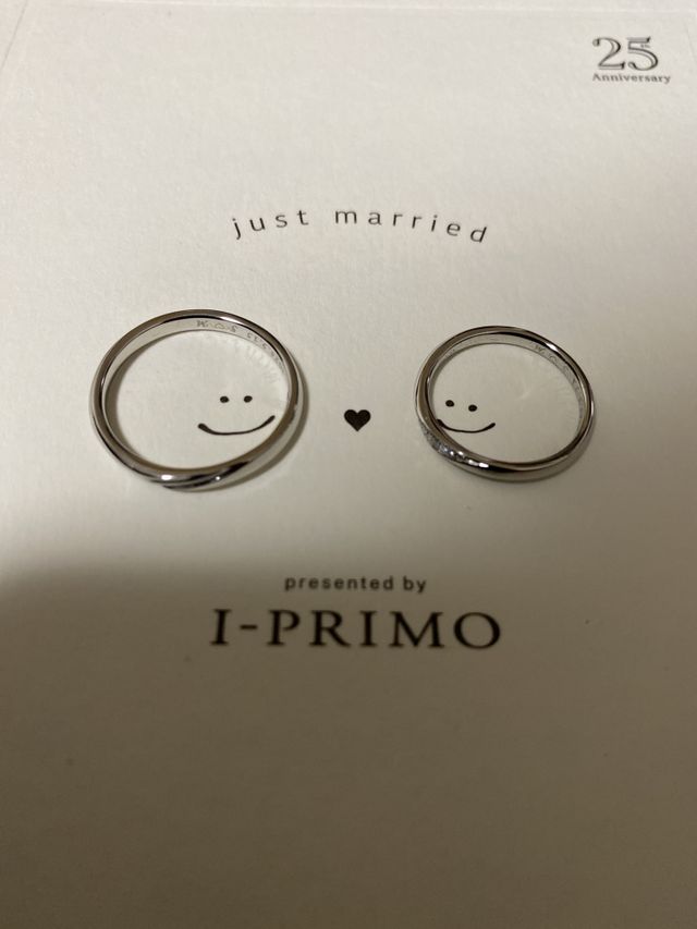 25周年記念のアイプリモオリジナル台紙に乗せて撮りました