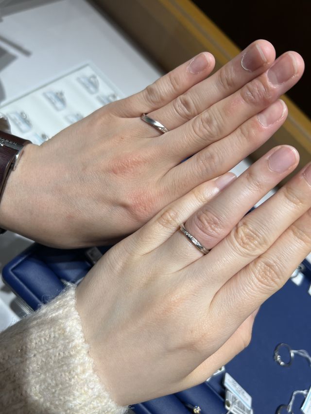 実際に購入した指輪です！