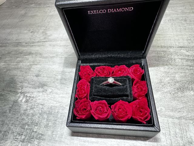 ブリザードフラワーが入っていて、とても綺麗でした。