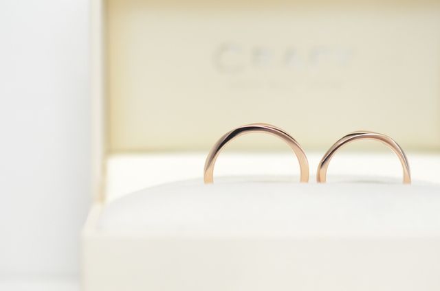 自分たちらしい指輪が出来ました。