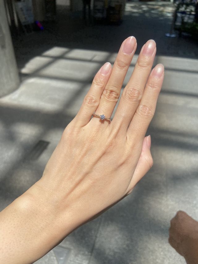 ダイヤが美しいです。