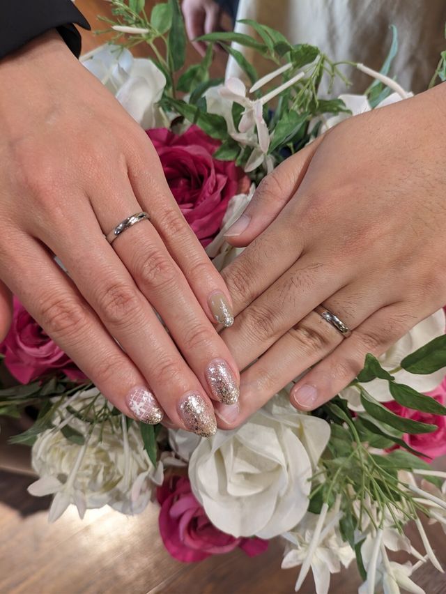 受取日に写真を撮っていただきました！