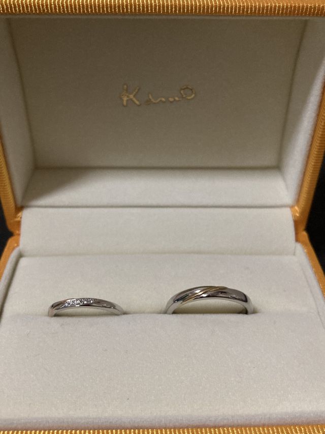オーダーで作った指輪です