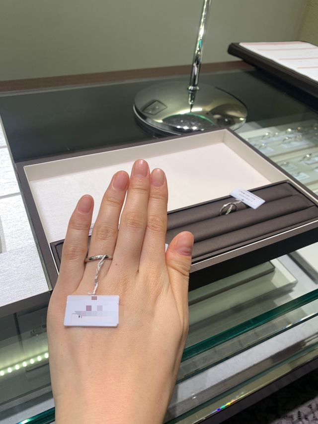 幅の狭い指輪を探してました