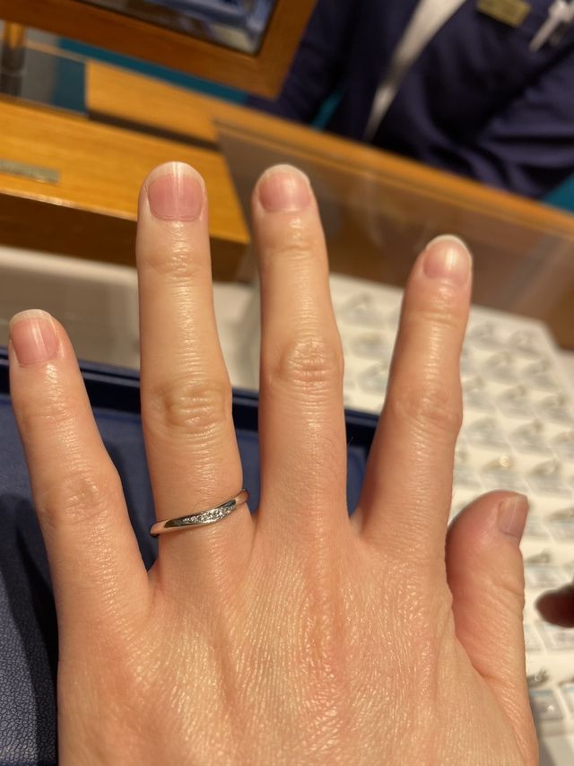 着け心地の良い指輪でした。