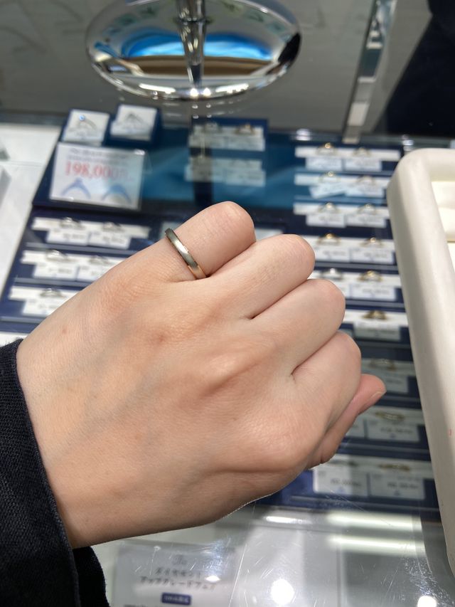 おすすめされた指輪です