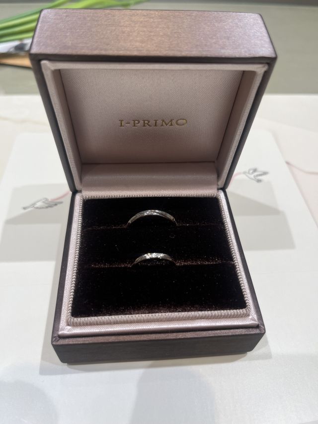 結婚指輪です。