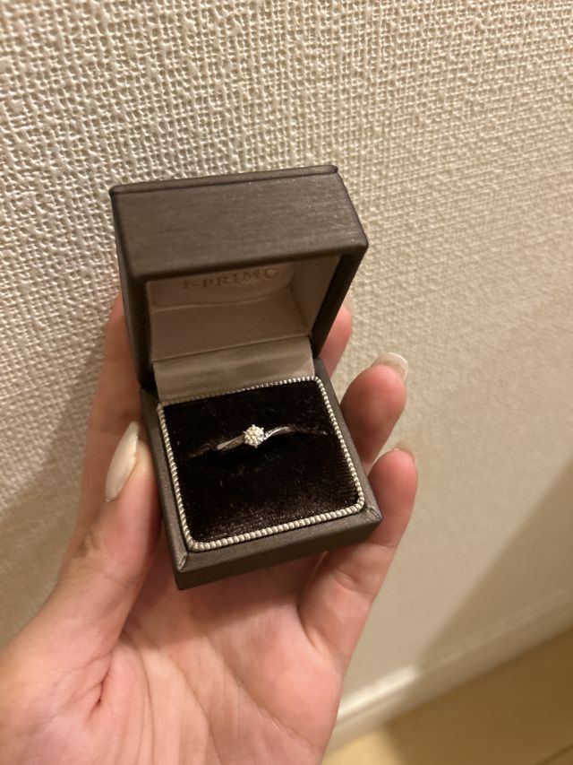 私に似合いそうということを考えて購入してくれました。