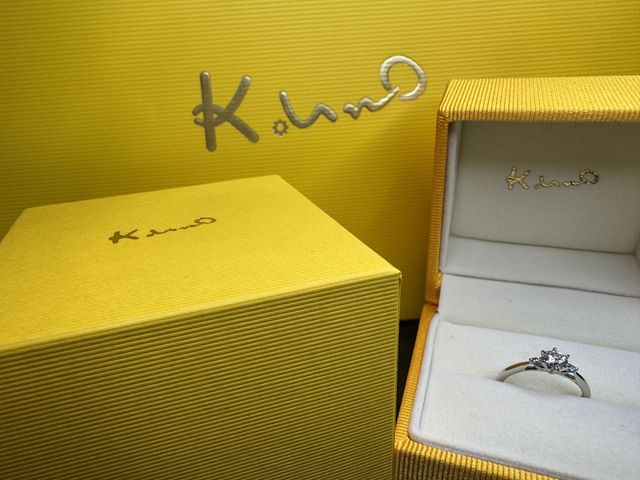 2人のイニシャルオーダーメイドし、刻印してもらいました。