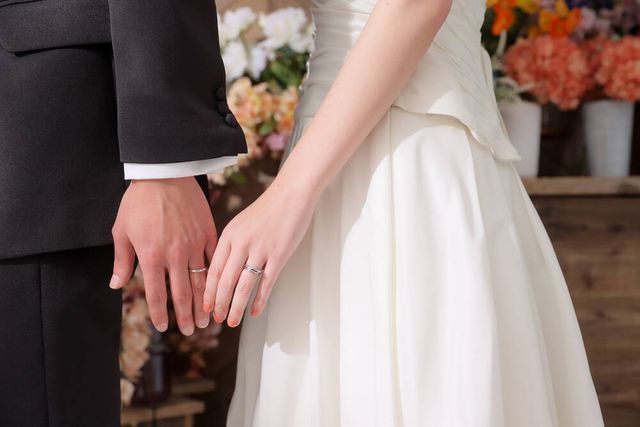 前撮りの際にカメラマンさんに撮影していただきました