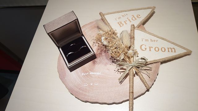 結婚指輪です。