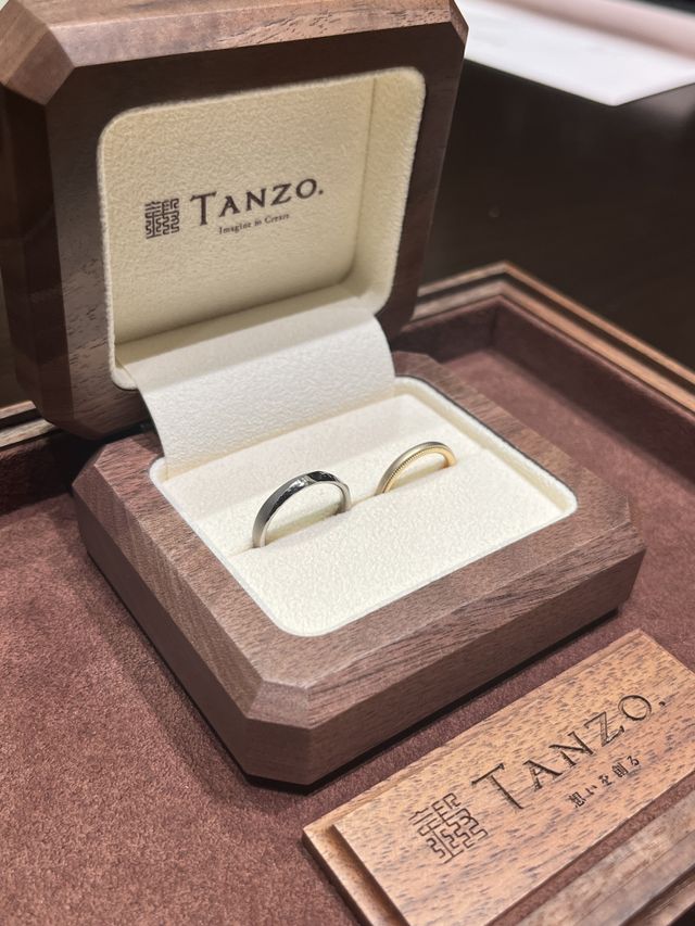 約半年の間、待ちに待った指輪の受け取り時です！