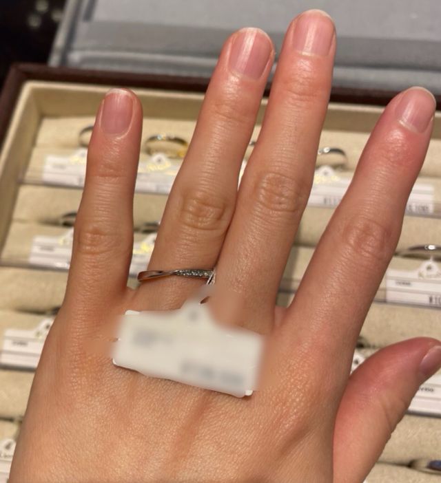 リボンという指輪です