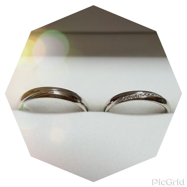 悩んだ結婚指輪!!二人好みのデザインに出会えました♪