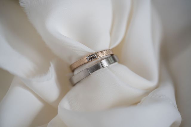 指輪だけの完成写真もショップがくださいました