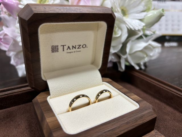 甲丸で厚みアップにしました。