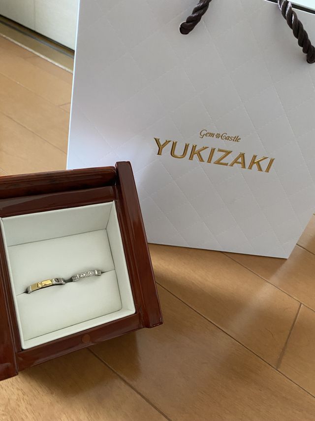 指輪（ペア）ケース付き