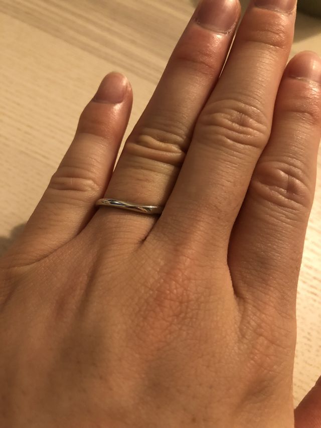 ラザールダイヤモンドで購入した結婚指輪のオーチャード