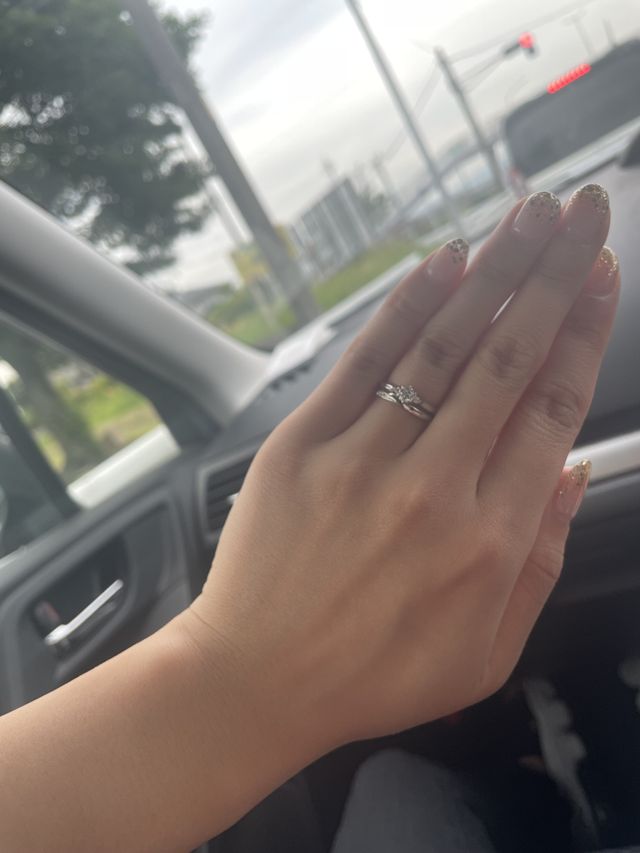婚約指輪も結婚指輪も俄で購入しました！