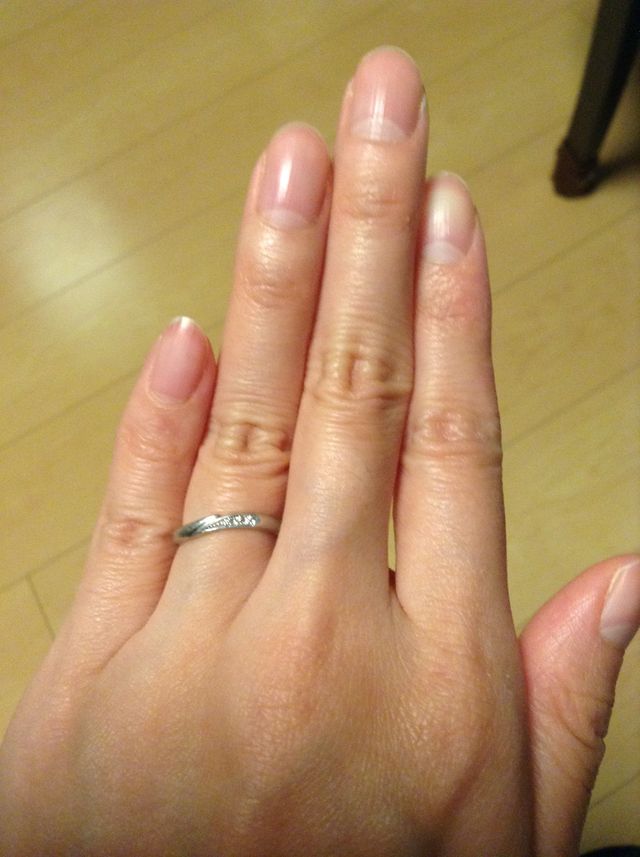 結婚指輪です