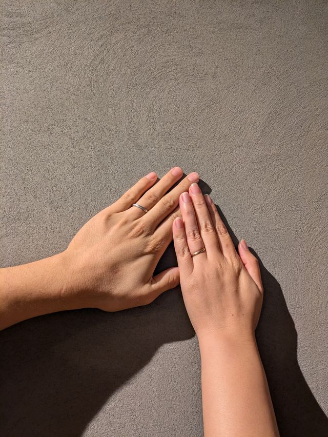 最後にスタッフさんがたくさん2人の写真を撮ってくれました。