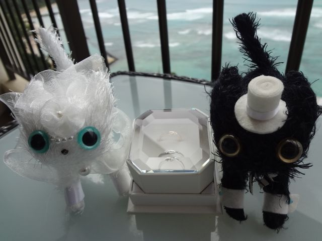 リングケースには無料でメッセージを刻印してもらえます。