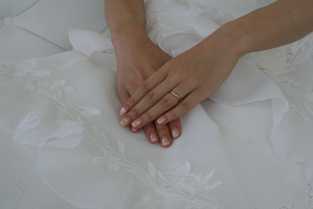 ウェディングドレスとの色合いも抜群でした‼