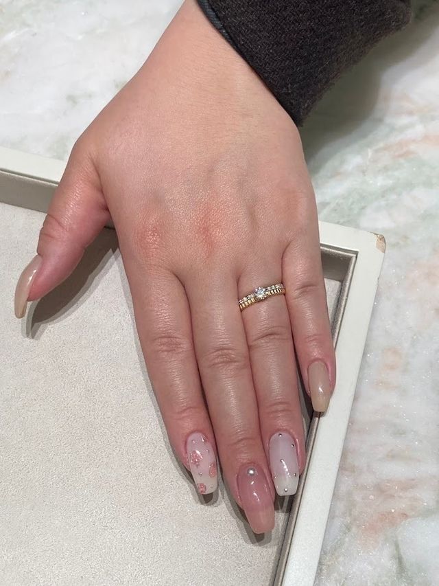 店頭での試着時の写真です。