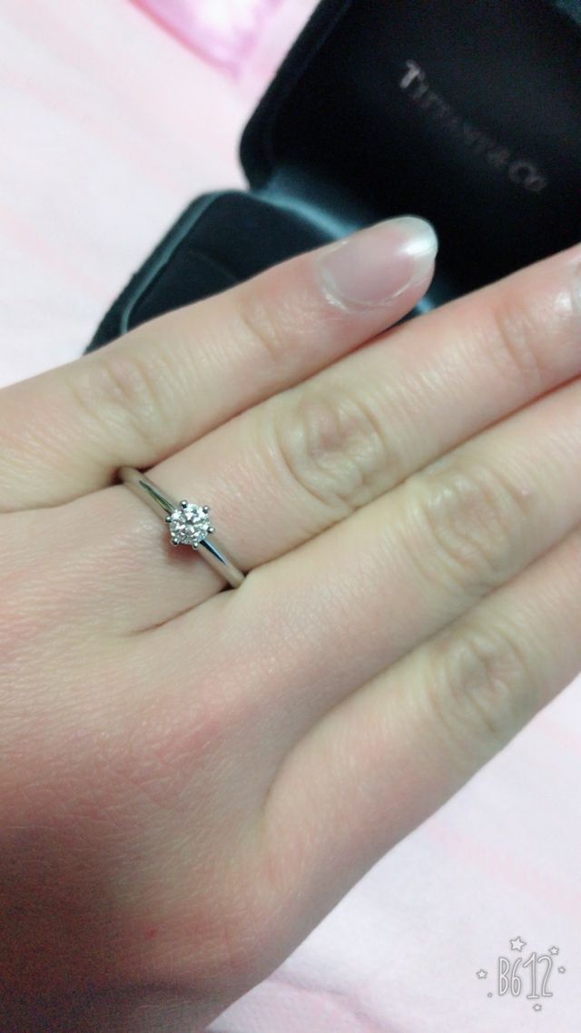 憧れの一粒ダイヤ♡