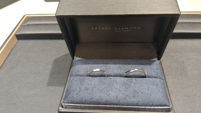 購入した指輪。