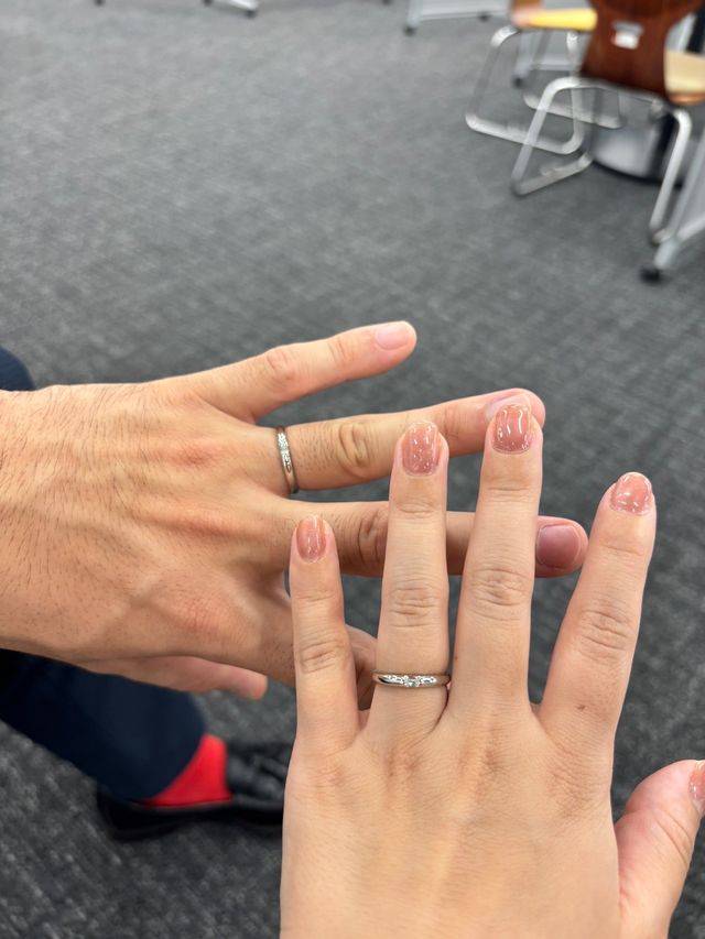 婚姻届を提出した時の写真