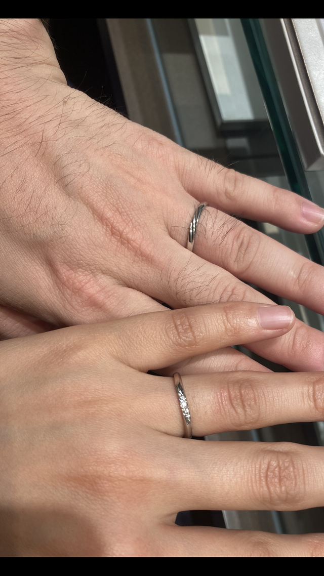 購入したユリシーズ試着時の写真です。