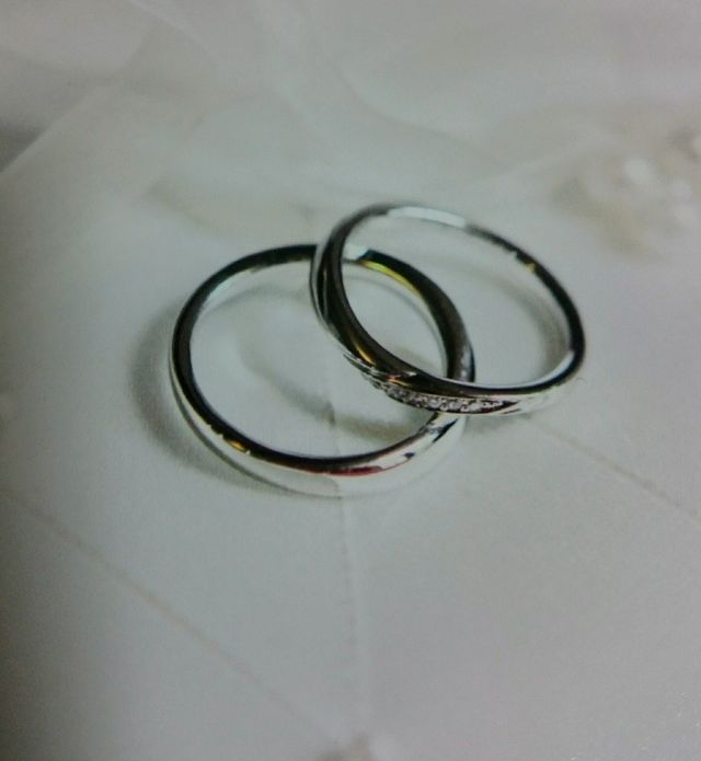 この写真は結婚式でカメラマンさんに撮ってもらったものです。