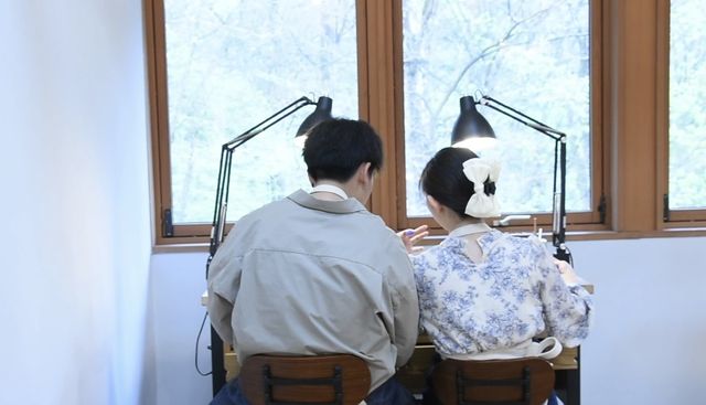 制作中の2人の写真を撮ってくださって可愛くてお気に入りです。